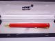 2016 Mont Blanc Special Edition Ballpoint Pen Red resin gold clip (5)_th.jpg